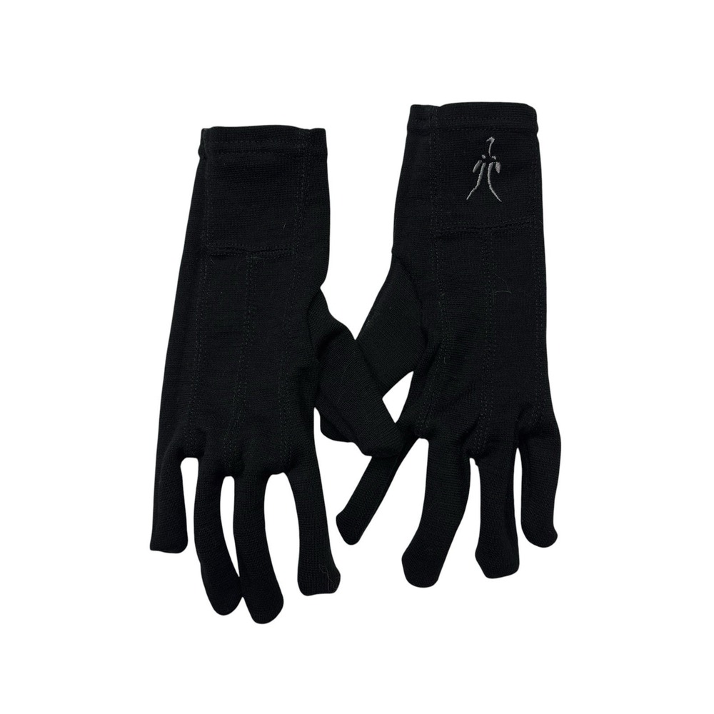 Ibex Merino Wool Black Size M Unisex Gloves